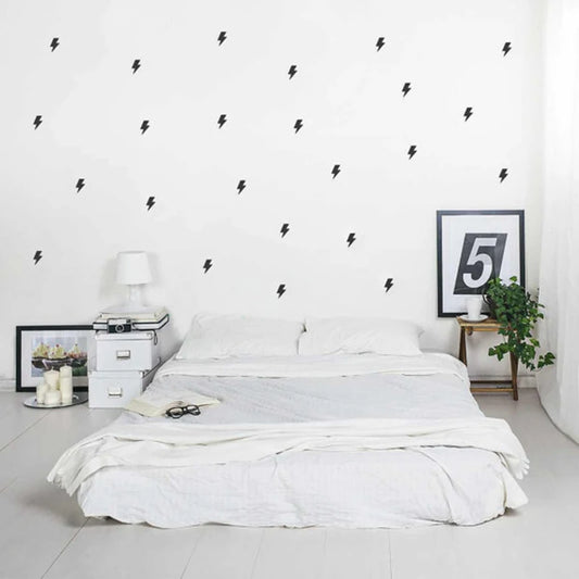 Tiny Lightnings Pattern Wall Decal | Room Decor removable peel and stick wall decal by HomeDecorDecals.