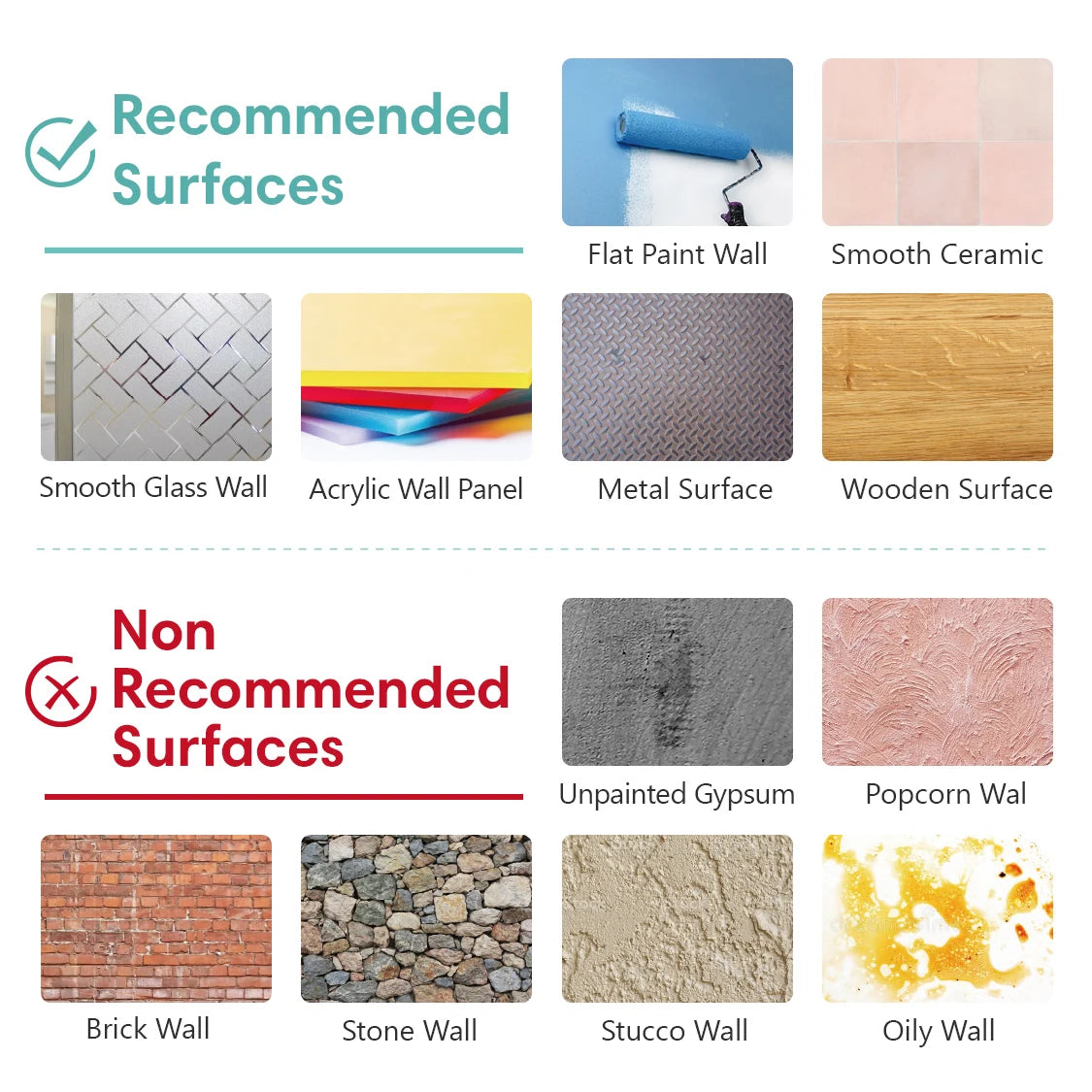 Waterproof 3D Matte Tile Vinyl Wall Decal | Room Decor by HomeDecorDecals.