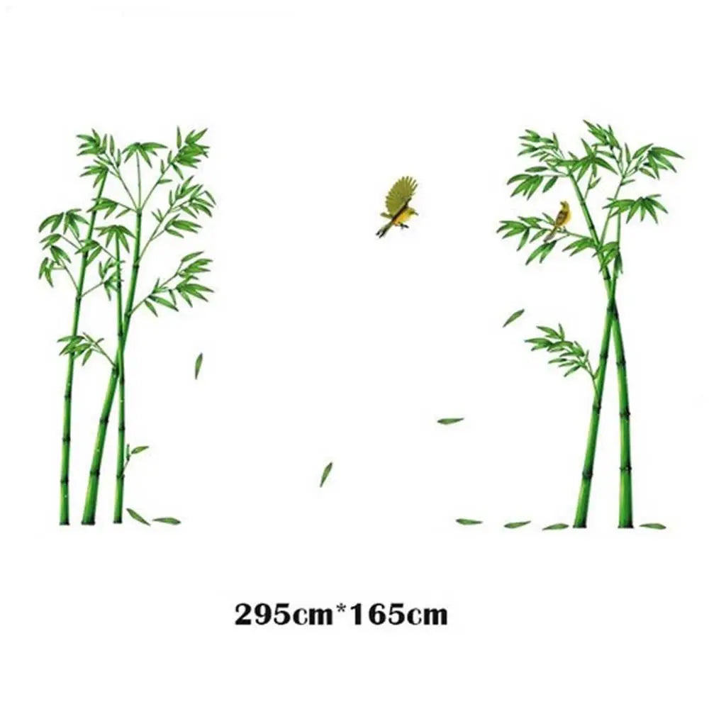 Green Bamboo Forest Depths Wall Decal | Home Decor home decor design by HomeDecorDecals.