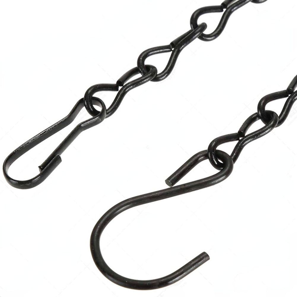 Hanging Basket Flower Pot Chain with 3 Hooks | Home Decor decorative wall feature by HomeDecorDecals.