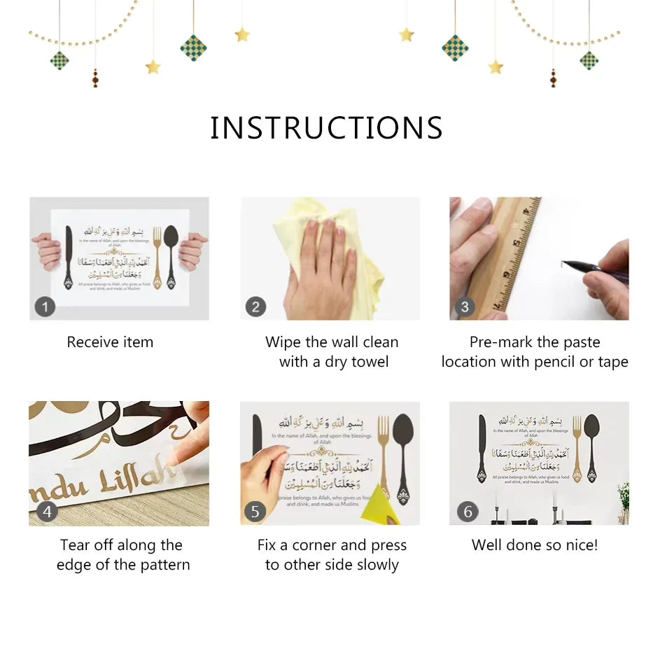 25 Prophets in Islam Wall Stickers Quran Prophet Suitable for Bedroom Living Room Office Art Decal Restaurant School Home Decor-HomeDecorDecals_com