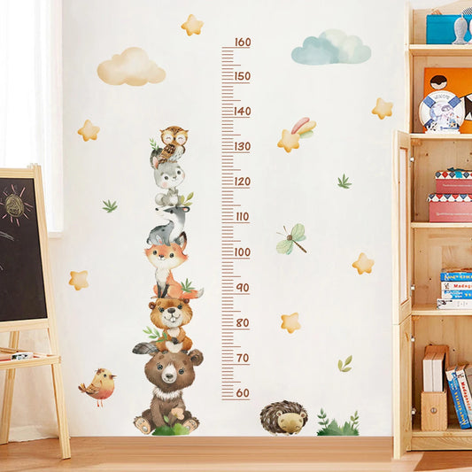 Jungle Animals Wall Decal | Kids Room Decor removable peel and stick wall decal by HomeDecorDecals.