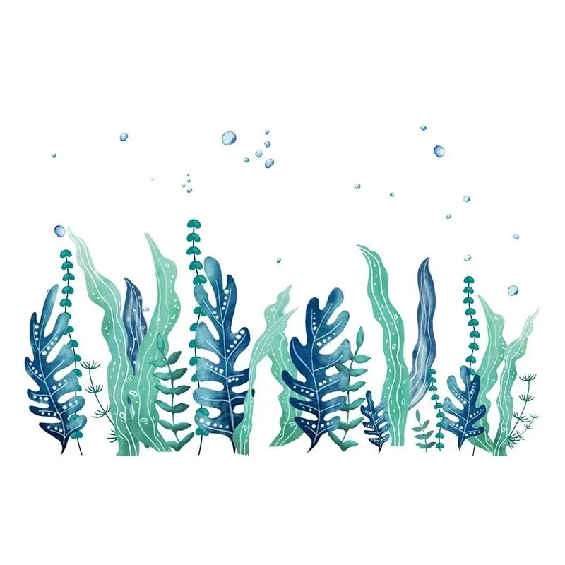 Seaweed and Bubble Wall Decal | Home Decor home decor design by HomeDecorDecals.
