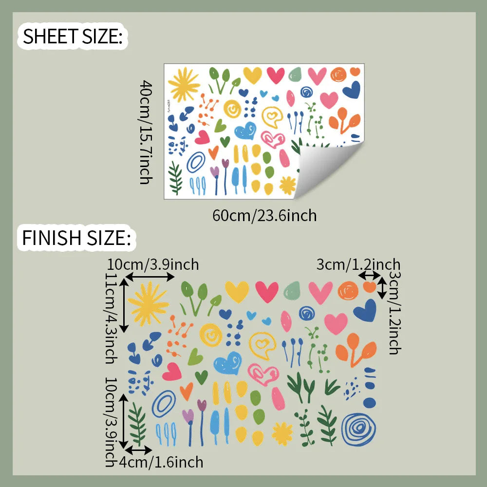 Additional view of Simple Pattern DIY Wall Decal | Room Decor by HomeDecorDecals.