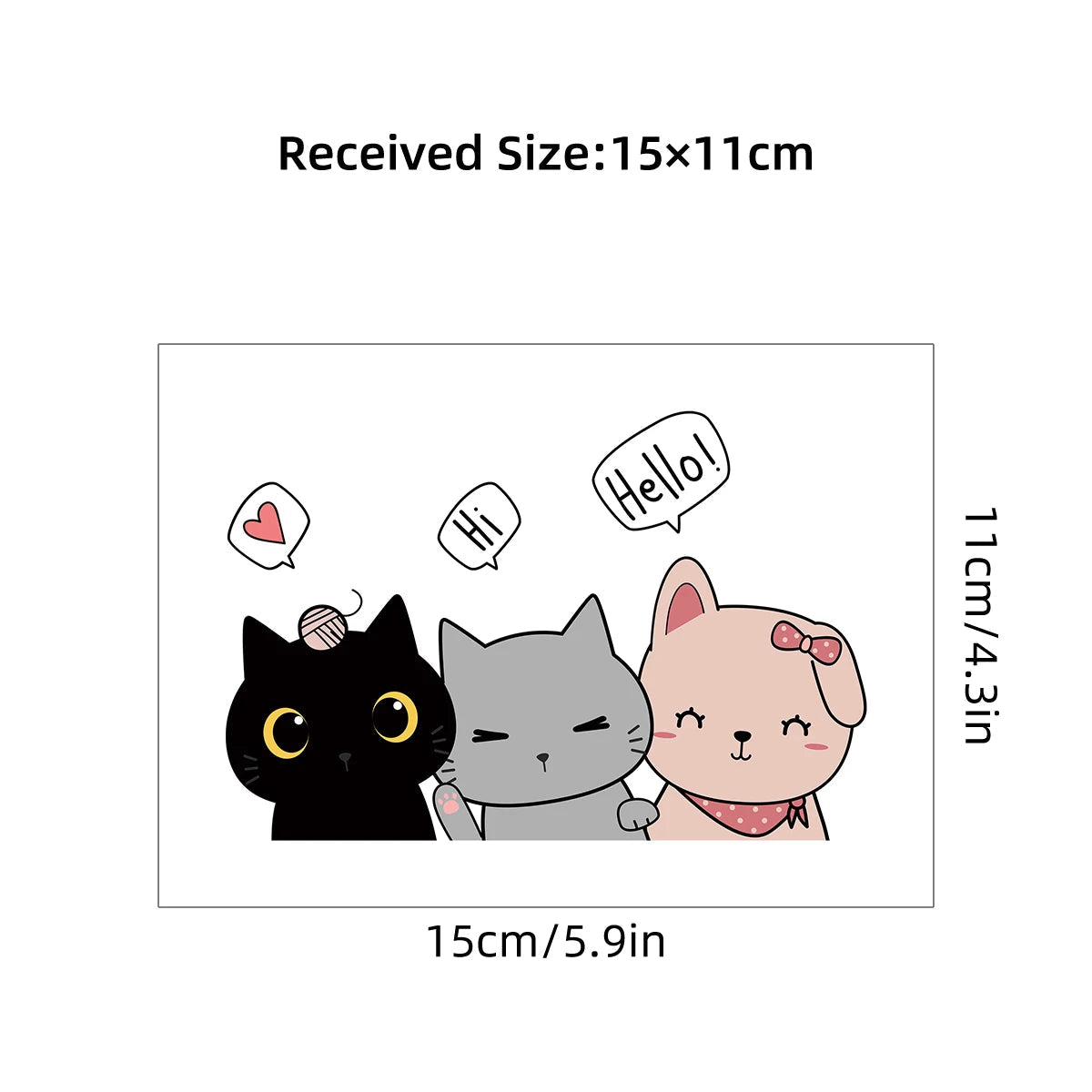 1pcs Cartoon Cute Cat Switch Sticker for Kids Room Decor Wall Decals Home Decoration Accessories Living Room Background-HomeDecorDecals_com