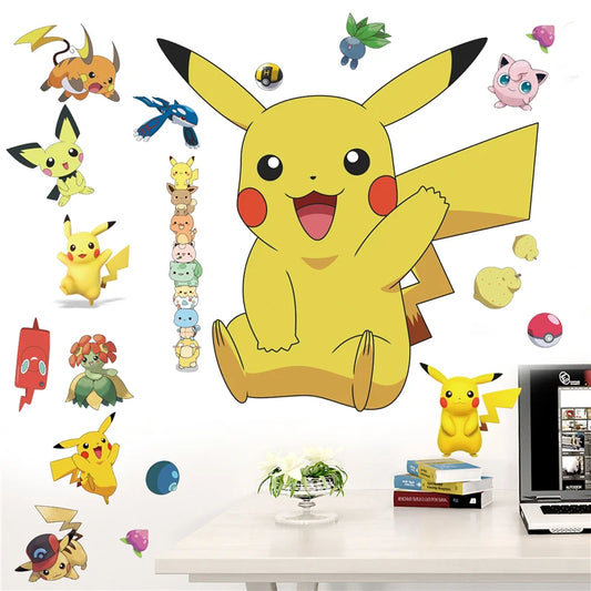 Cartoon Character Wall Decal | Kids Room Decor removable peel and stick wall decal by HomeDecorDecals.