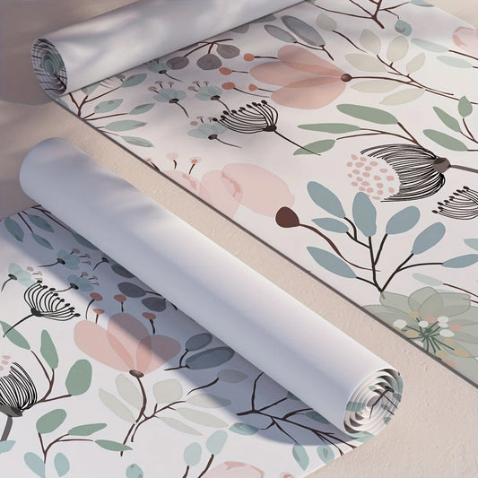 Flowers Moisture-Proof Pattern Wall Decal | Home Decor removable peel and stick wall decal by HomeDecorDecals.