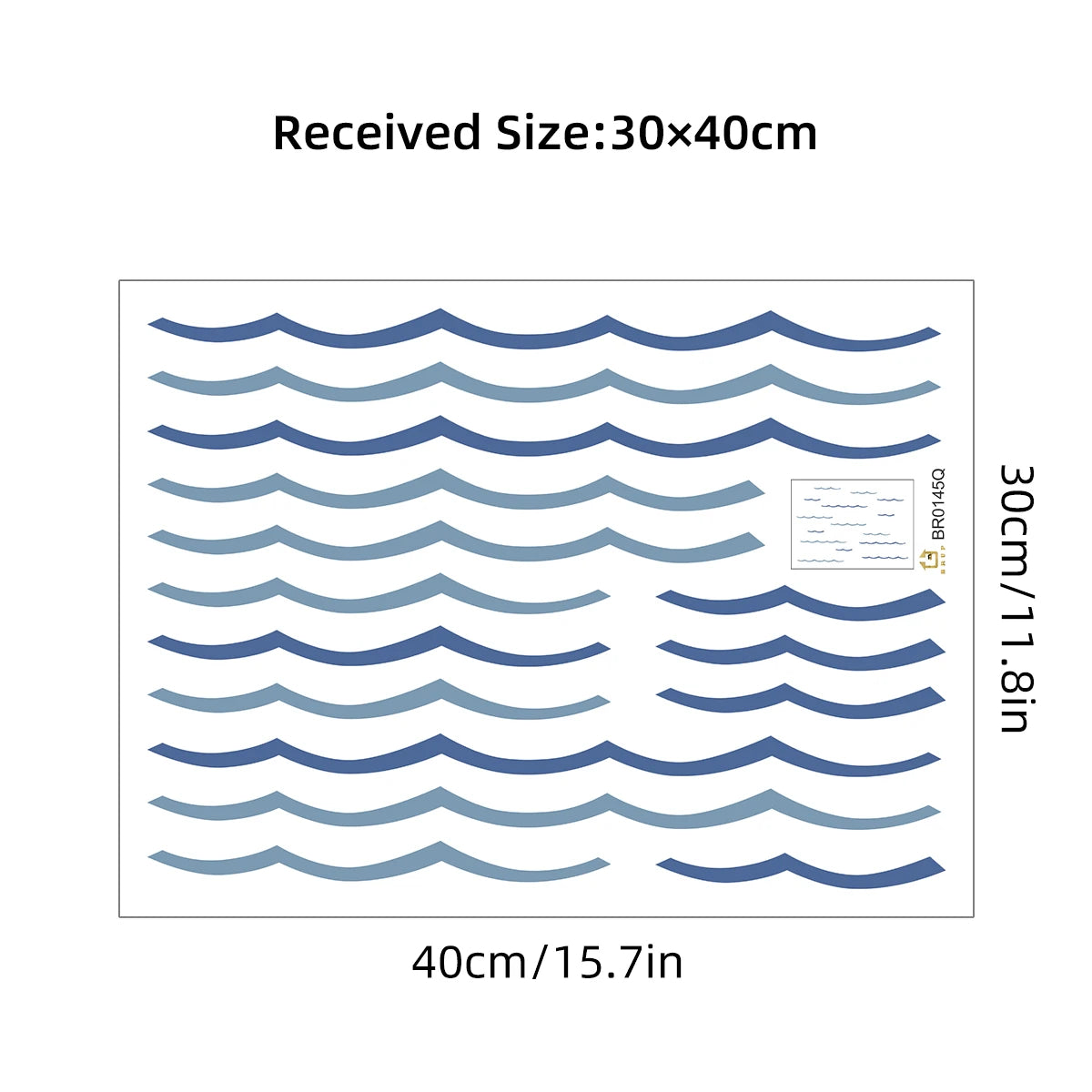 Cartoon Wavy Wall Decal | Room Decor home decor design by HomeDecorDecals.