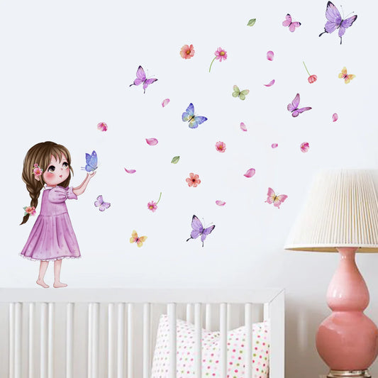 Creative Astronaut Cartoon Wall Decal | Home Decor removable peel and stick wall decal by HomeDecorDecals.
