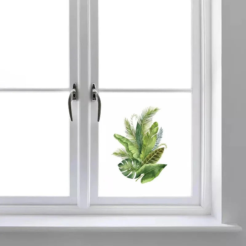 Additional view of Tropical Fern Leaves Wall Decal | Home Decor by HomeDecorDecals.