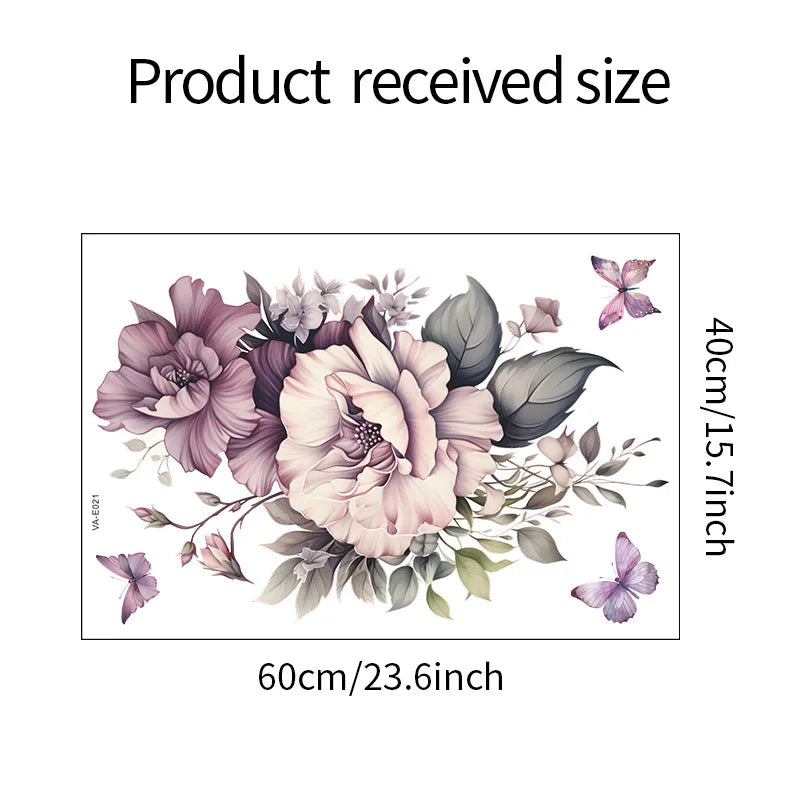 Branches Flower and Birds Wall Decal | Home Decor design details by HomeDecorDecals.
