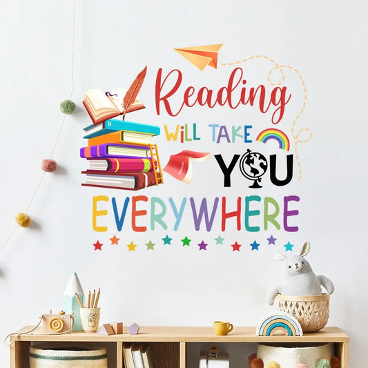 English Slogan Inspirational Wall Decal | Home Decor removable peel and stick wall decal by HomeDecorDecals.