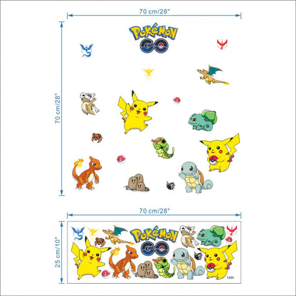 3D Cartoon Character Wall Decal | Kids Room Decor displayed in room decor by HomeDecorDecals.