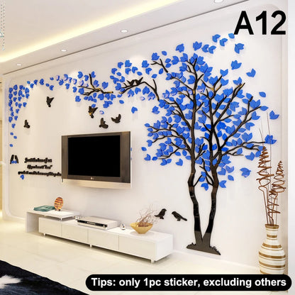 Acrylic Tree Decal | Home Decor design details by HomeDecorDecals.