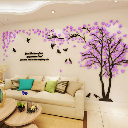 Acrylic Tree Wall Decal | Home Decor decorative wall feature by HomeDecorDecals.
