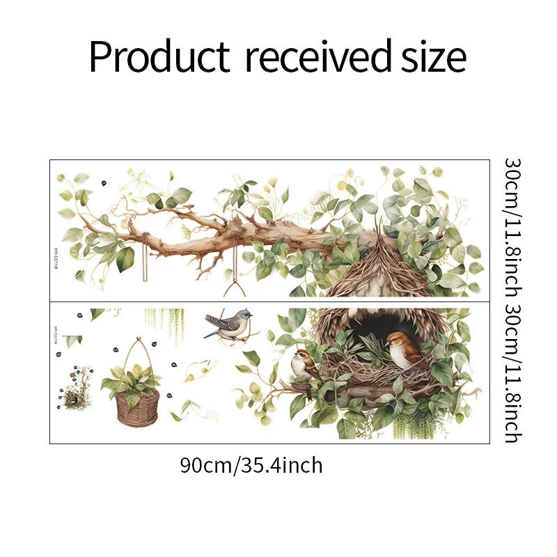Bird Nest Branch Wall Decal | Home Decor home decor design by HomeDecorDecals.