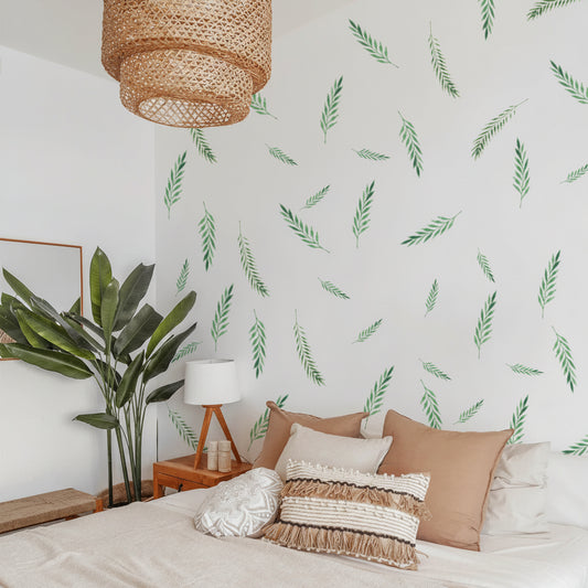 Boho Botanical Plant Wall Decal | Home Decor by HomeDecorDecals.