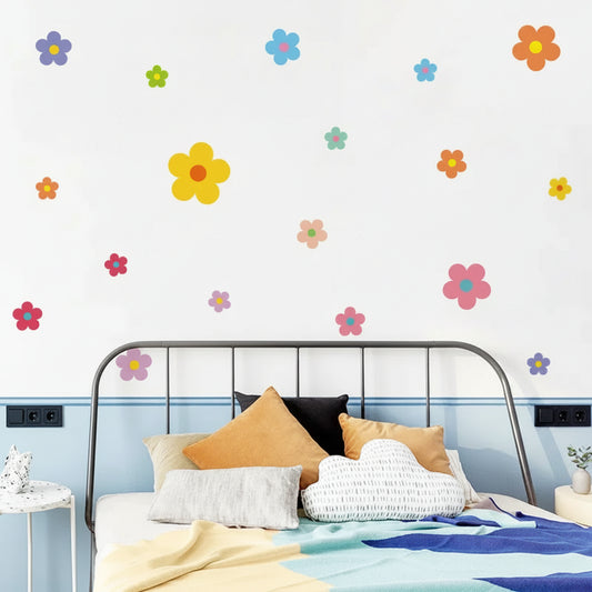 Colourful Flowers Wall Sticker | Kids Room Decor by HomeDecorDecals.