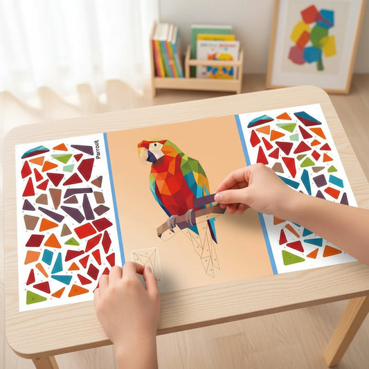DIY Creative 3D Puzzle Art Set | Kids Room Decor design details by HomeDecorDecals.