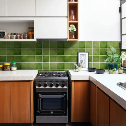 Detailed look at Waterproof 3D Matte Tile Vinyl Wall Decal | Room Decor by HomeDecorDecals.