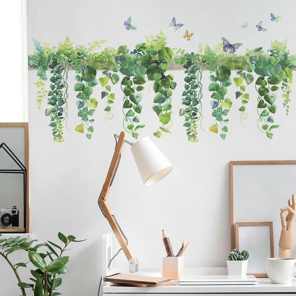Additional view of Flower Shelf Wall Sticker | Home Decor by HomeDecorDecals.