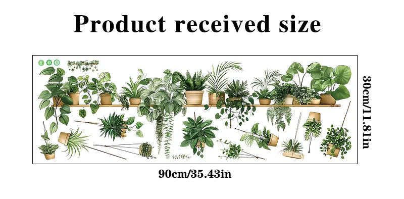 Flower Shelf Wall Sticker | Home Decor home decor design by HomeDecorDecals.