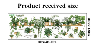 Flower Shelf Wall Sticker | Home Decor home decor design by HomeDecorDecals.