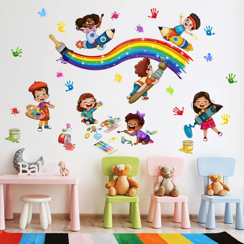 Graffiti Print Wall Decal | Kids Room Decor by HomeDecorDecals.