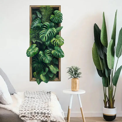 Green Plant Wall Sticker for Living Room And Bedroom-HomeDecorDecals_com