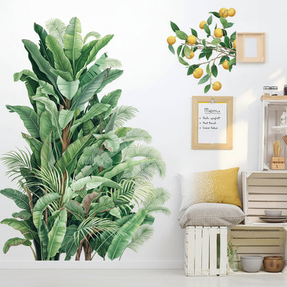 Green Tropical Plants Wall Decal | Home Decor by HomeDecorDecals.