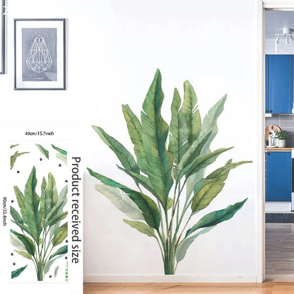Green leafy plant decal | Home Decor by HomeDecorDecals.
