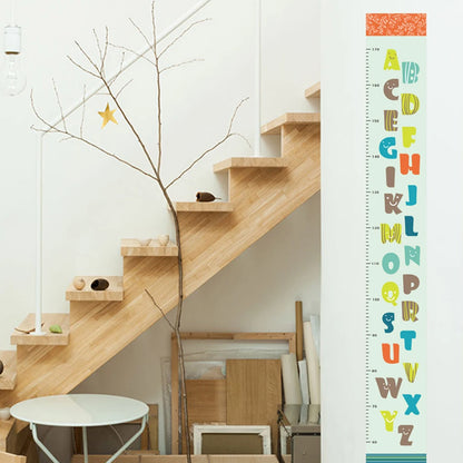 Cartoon wild jungle 26 letters alphabet animal wall stickers for rooms for kids home decoration children wall decal poster mural-HomeDecorDecals_com