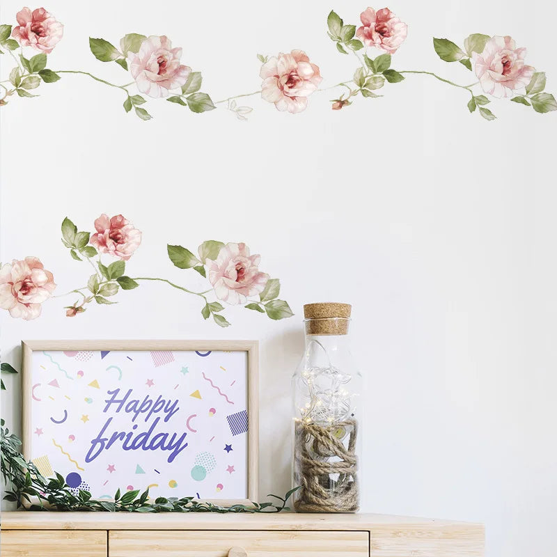 New Style Flowers Vine Wall Decal | Home Decor by HomeDecorDecals.