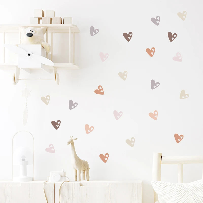 Heart Shape Boho Style Wall Decal | Home Decor design details by HomeDecorDecals.