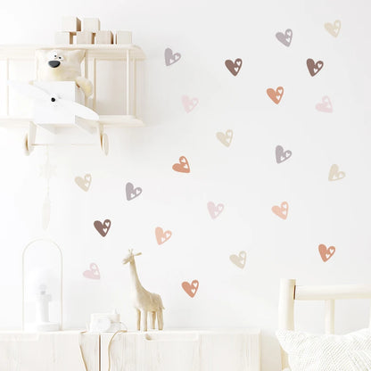 Heart Shape Boho Style Wall Decal | Home Decor design details by HomeDecorDecals.