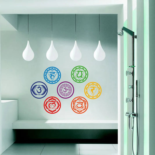 Chakras Art Wall Decal | Home Decor by HomeDecorDecals.