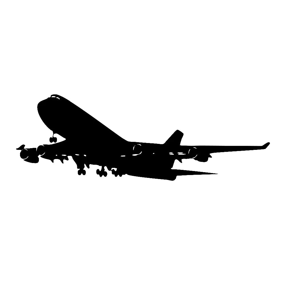 Realistic Aircraft Wall Decals Removable Airplane Vinyl Wall Sticker For Home Kids Room and Living Room Decoration-HomeDecorDecals_com