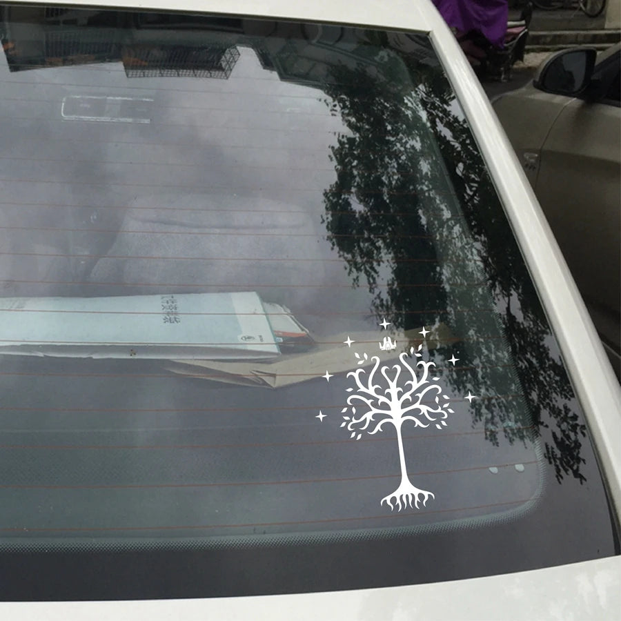 Tree of Gondor Vinyl Decal Sticker From Fantasy Literature for Car Window, Laptop, Motorcycle, Walls, Mirror and More-HomeDecorDecals_com