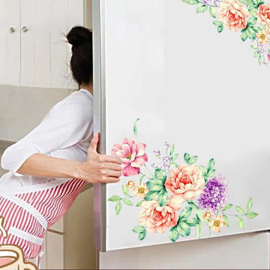 Removable Flowers Vinyl Art Wall Decal | Home Decor by HomeDecorDecals.