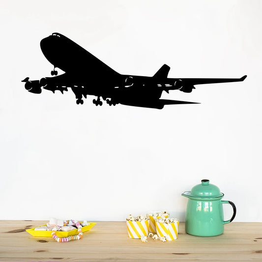 Realistic Aircraft Wall Decal | Room Decor removable peel and stick wall decal by HomeDecorDecals.