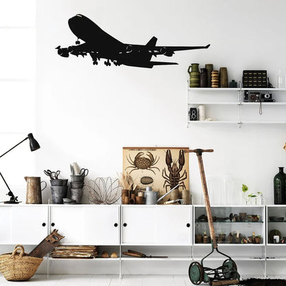 Realistic Aircraft Wall Decals Removable Airplane Vinyl Wall Sticker For Home Kids Room and Living Room Decoration-HomeDecorDecals_com