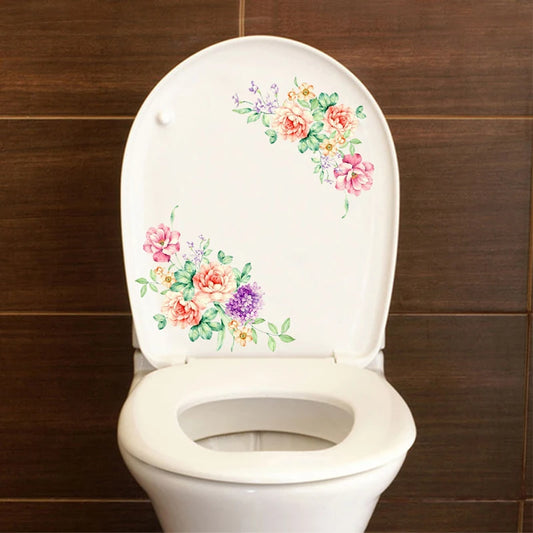 Removable Flowers Vinyl Art Wall Decal | Home Decor removable peel and stick wall decal by HomeDecorDecals.