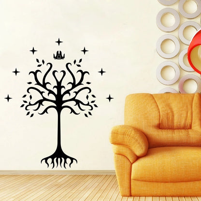Tree of Gondor Vinyl Decal Sticker From Fantasy Literature for Car Window, Laptop, Motorcycle, Walls, Mirror and More-HomeDecorDecals_com