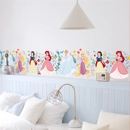 Cartoon Dancing Princess Tree Wall Sticker for Kids-HomeDecorDecals_com
