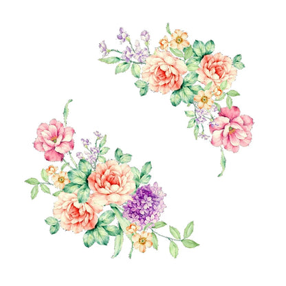Removable Flowers Vinyl Art Wall Decal | Home Decor displayed in room decor by HomeDecorDecals.