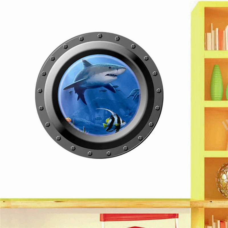 Seabed Fish Bubble NEMO Wall Sticker Cartoon Wall Sticker For Kids Rooms Bathroom Home Decor Nursery quarto Decals Poster-HomeDecorDecals_com