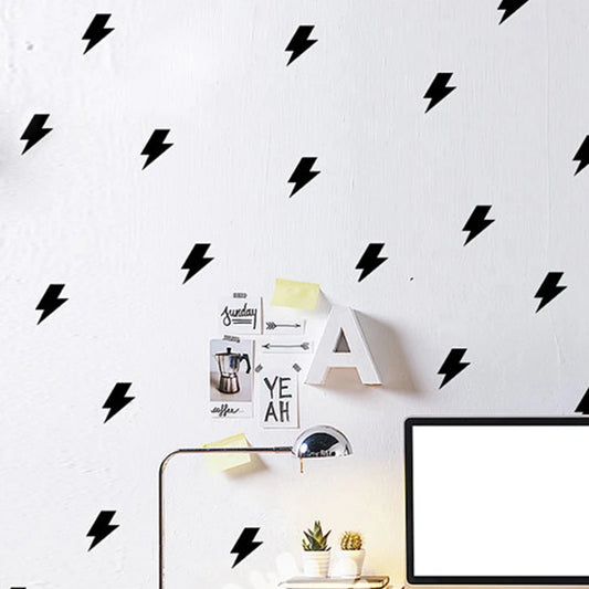 Tiny Lightnings Pattern Wall Decal | Room Decor by HomeDecorDecals.