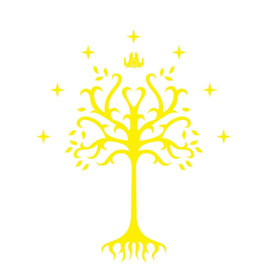 Tree of Gondor Vinyl Decal Sticker From Fantasy Literature for Car Window, Laptop, Motorcycle, Walls, Mirror and More-HomeDecorDecals_com