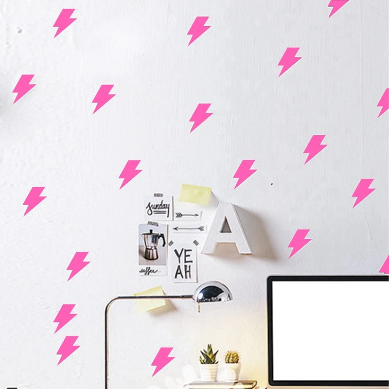 Tiny Lightnings Pattern Wall Decal | Room Decor design details by HomeDecorDecals.