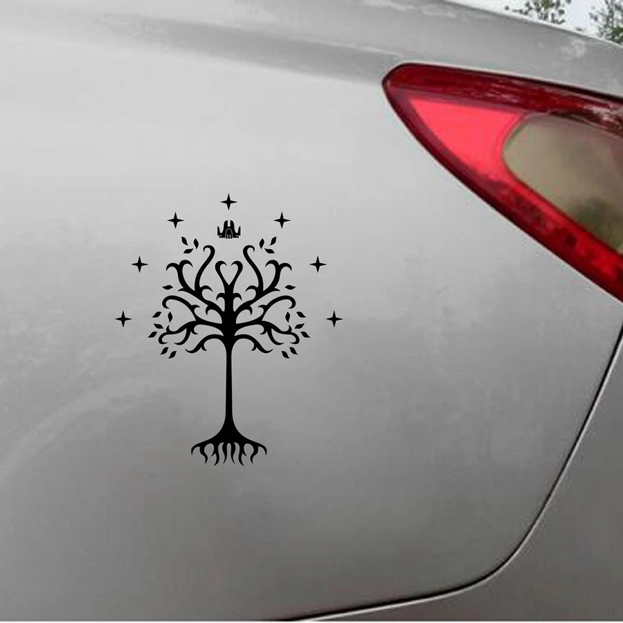 Tree of Gondor Vinyl Decal Sticker From Fantasy Literature for Car Window, Laptop, Motorcycle, Walls, Mirror and More-HomeDecorDecals_com